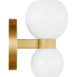 Londyn Single Sconce Polished Nickel - Visual Comfort Wall Lights