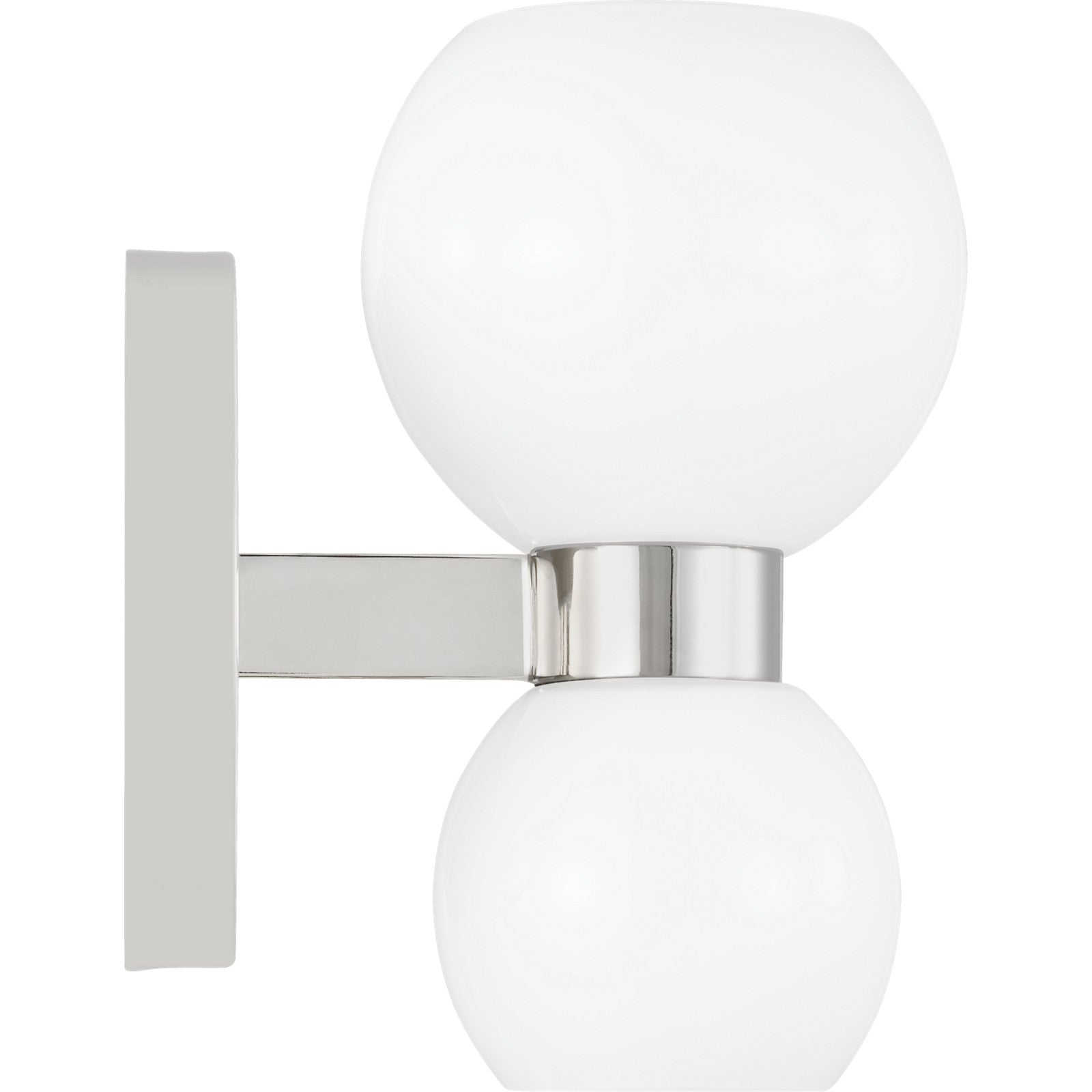 Londyn Single Sconce Polished Nickel - Visual Comfort Wall Lights