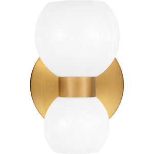 Londyn Single Sconce Polished Nickel - Visual Comfort Wall Lights