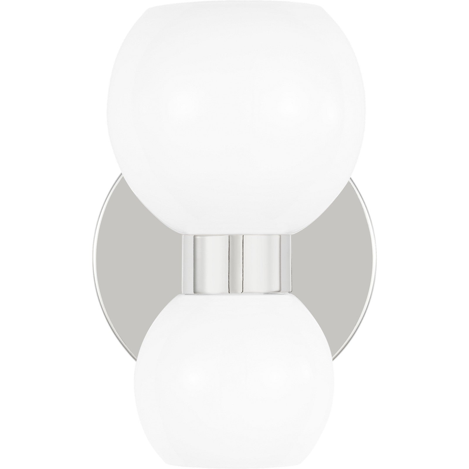 Londyn Single Sconce Polished Nickel - Visual Comfort Wall Lights