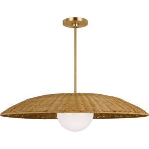 Mari Extra Large Pendant Burnished Brass - Visual Comfort Ceiling Lights