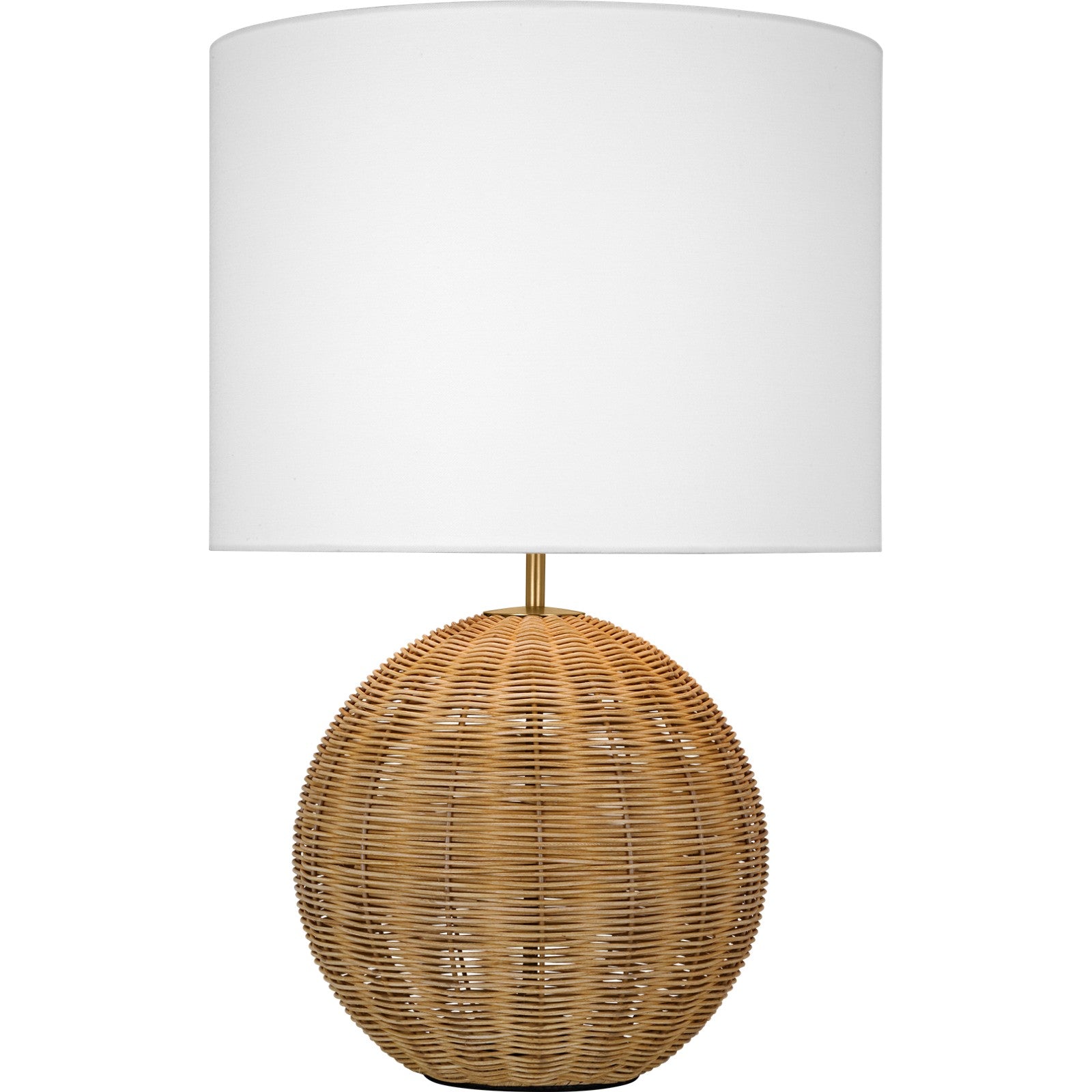 Mari Medium Table Lamp Rattan Bulbs Inc - Visual Comfort Table Lamps