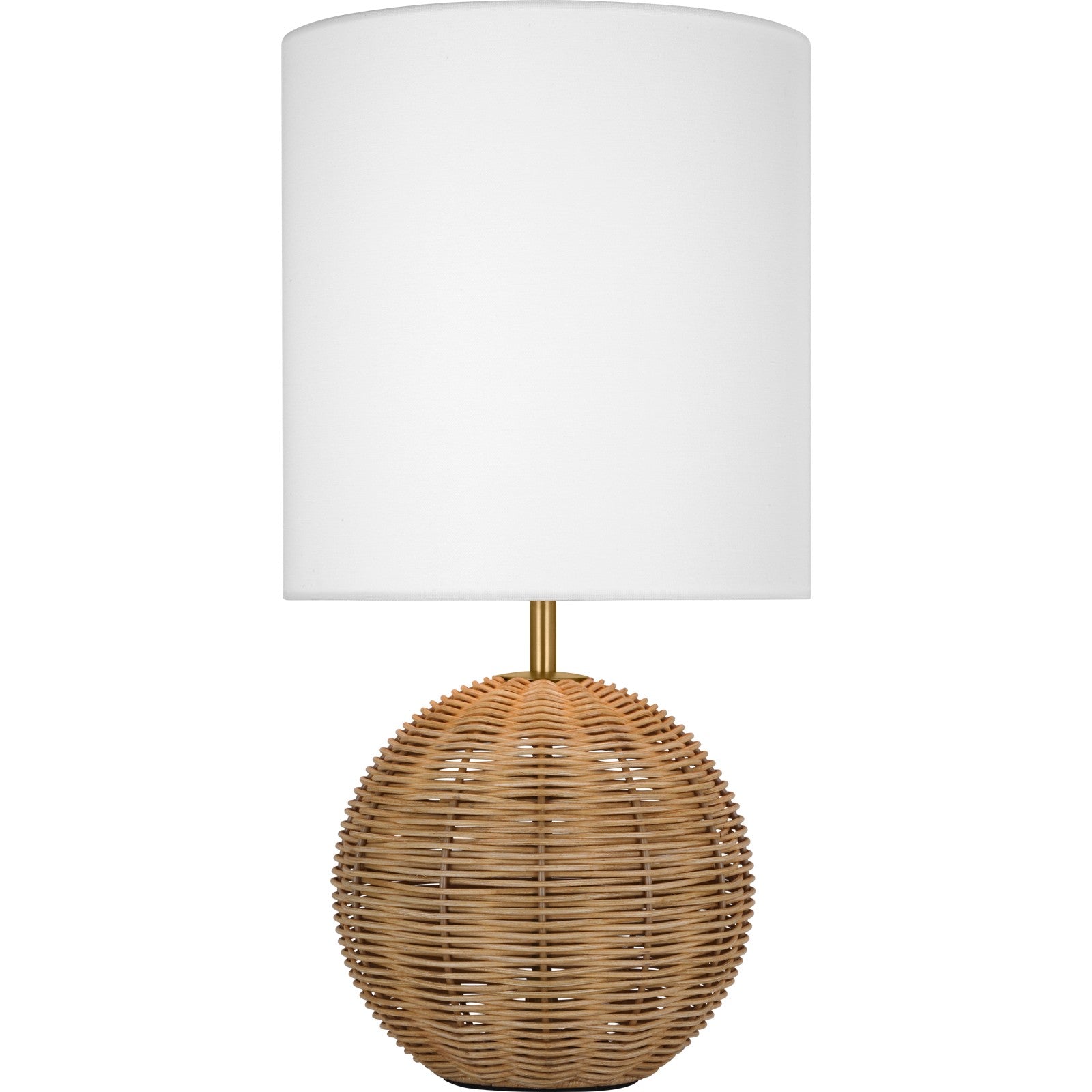 Mari Small Table Lamp Rattan Bulbs Inc - Visual Comfort Table Lamps