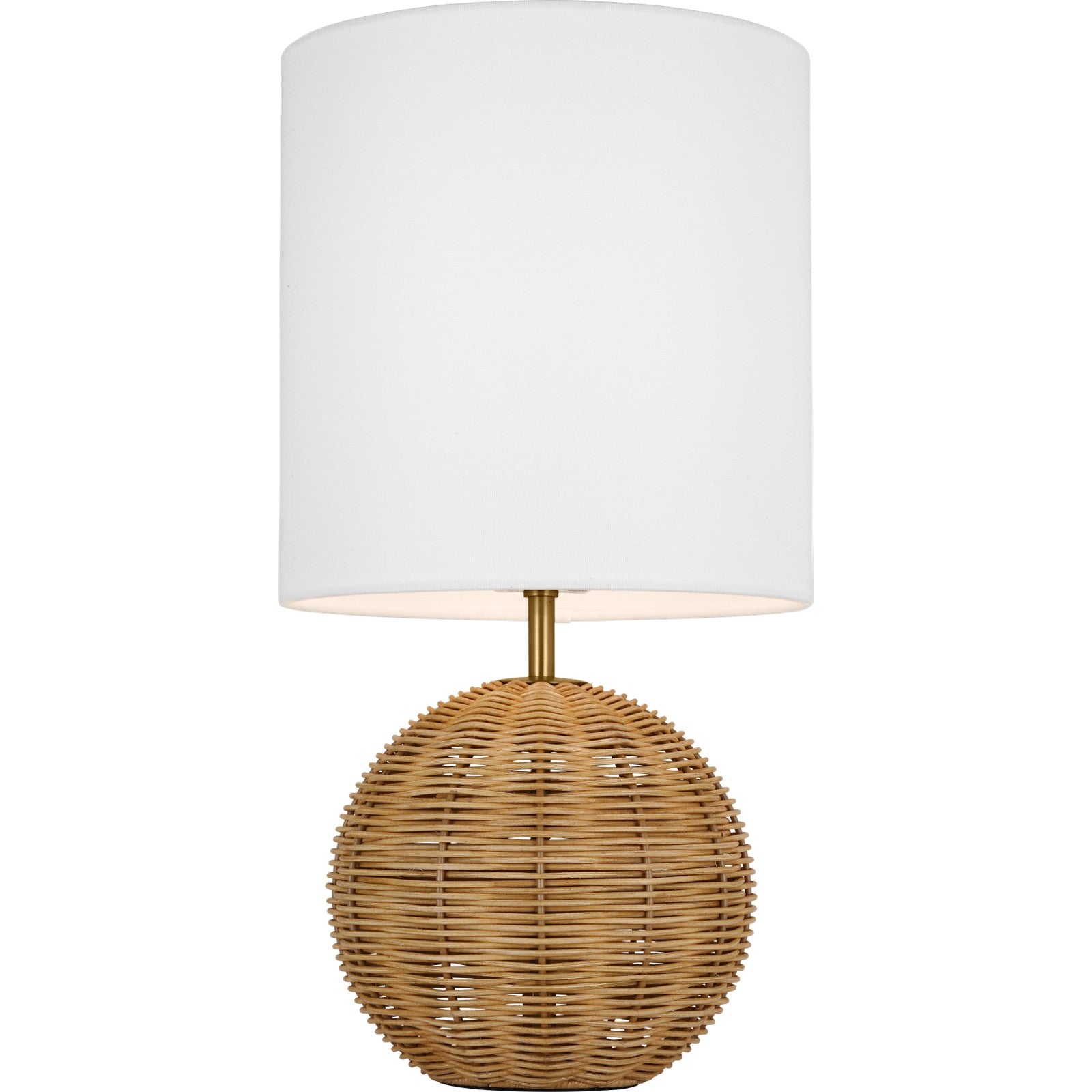 Mari Small Table Lamp Rattan Bulbs Inc - Visual Comfort Table Lamps