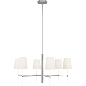 Monroe Medium Chandelier in Burnished Brass - Visual Comfort Ceiling Lights