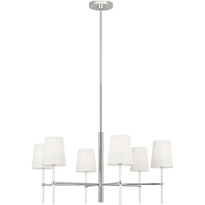 Monroe Medium Chandelier in Burnished Brass - Visual Comfort Ceiling Lights