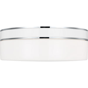 Monroe Large Flush Mount in Burnished Brass - Visual Comfort Ceiling Lights