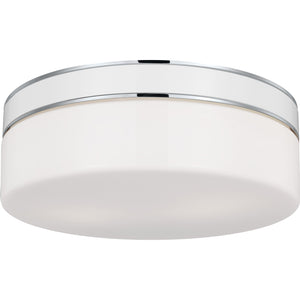 Monroe Large Flush Mount in Burnished Brass - Visual Comfort Ceiling Lights
