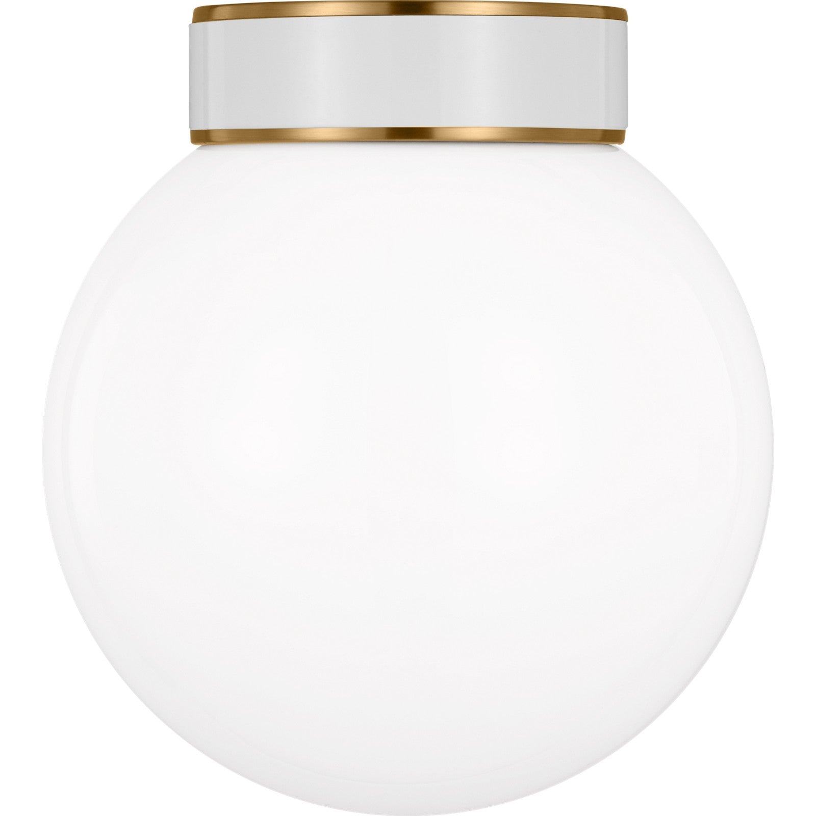 Monroe Small Flush Mount in Burnished Brass - Visual Comfort Ceiling Lights