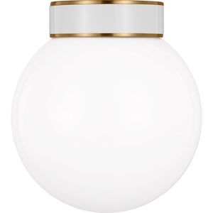 Monroe Small Flush Mount in Burnished Brass - Visual Comfort Ceiling Lights