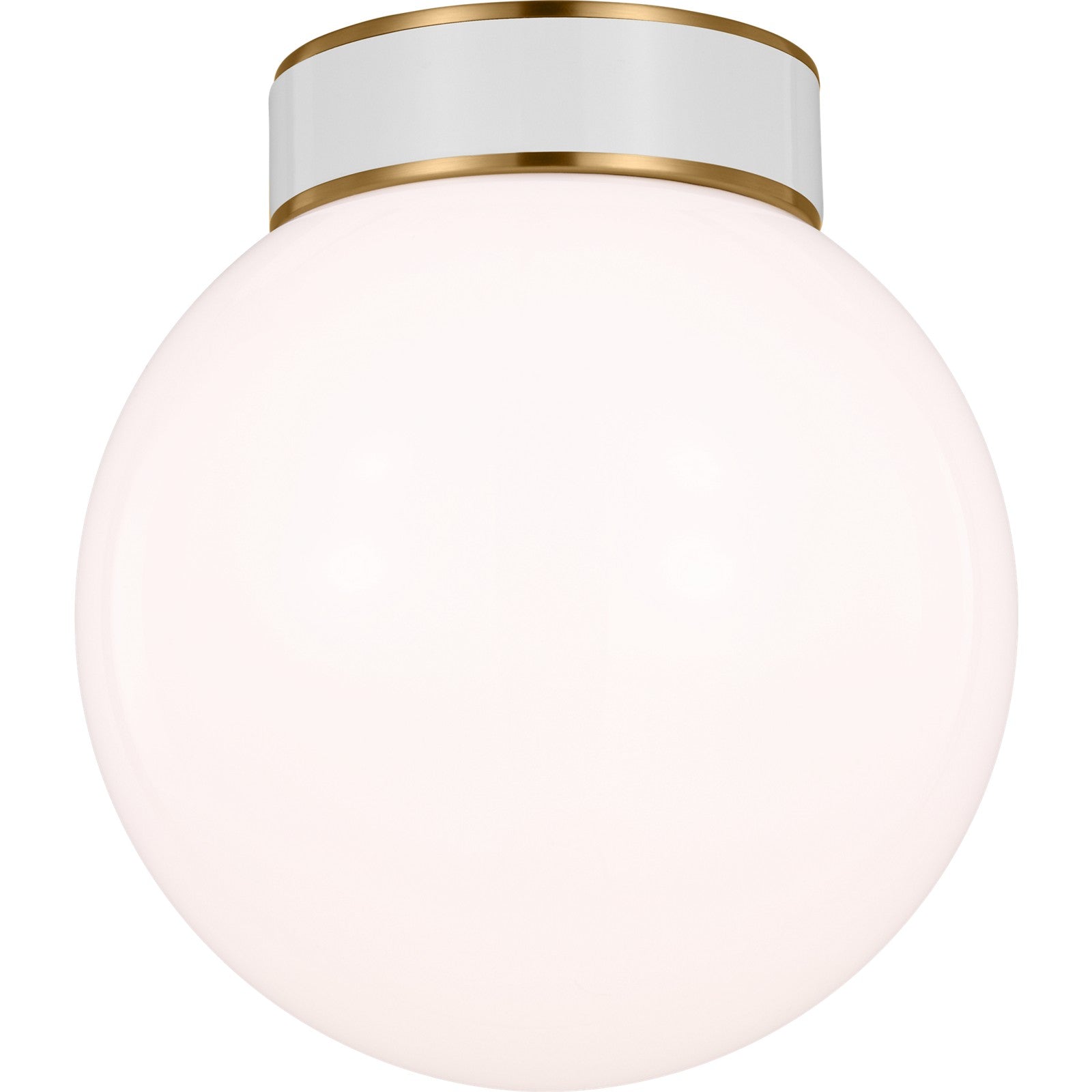 Monroe Small Flush Mount in Burnished Brass - Visual Comfort Ceiling Lights