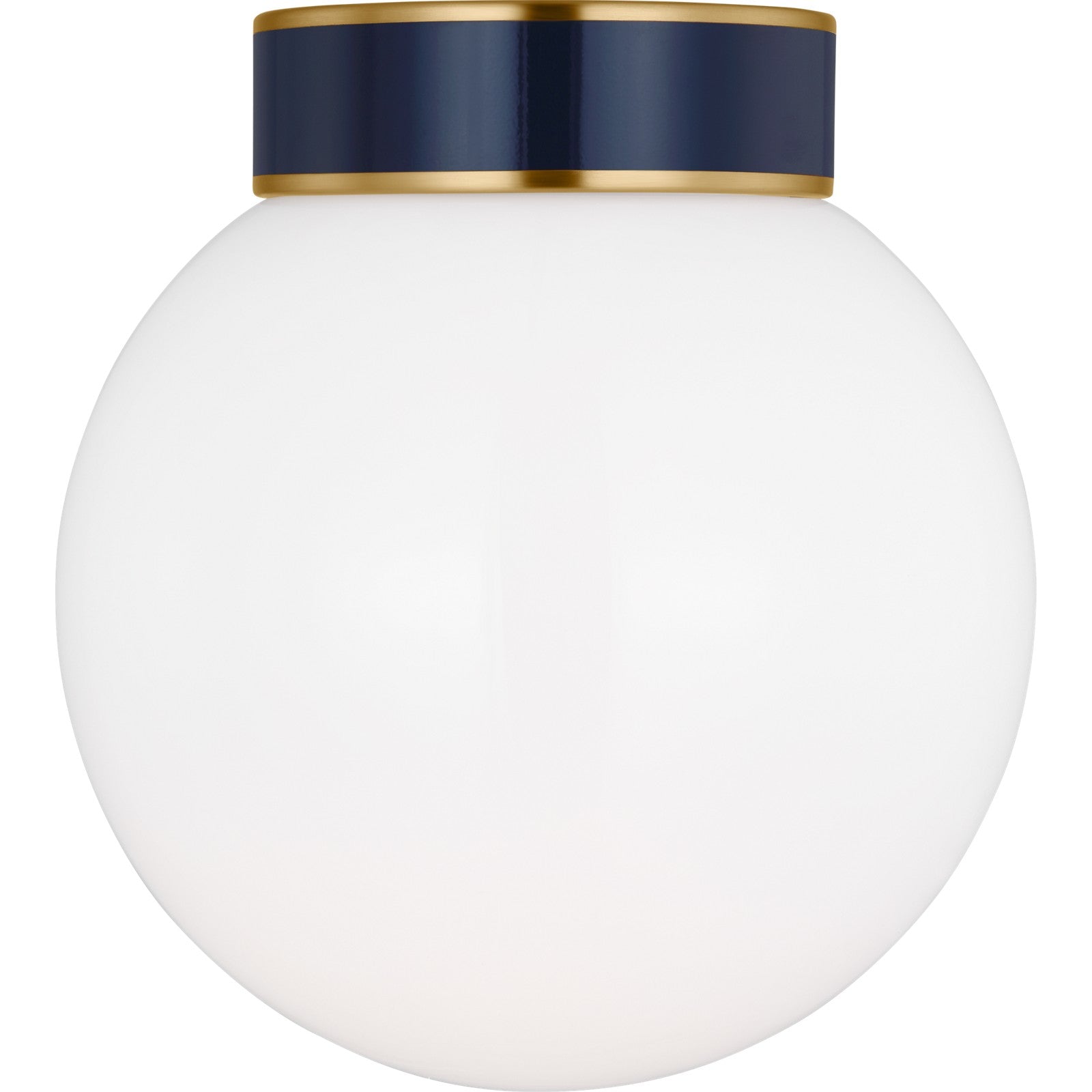 Monroe Small Flush Mount in Burnished Brass - Visual Comfort Ceiling Lights