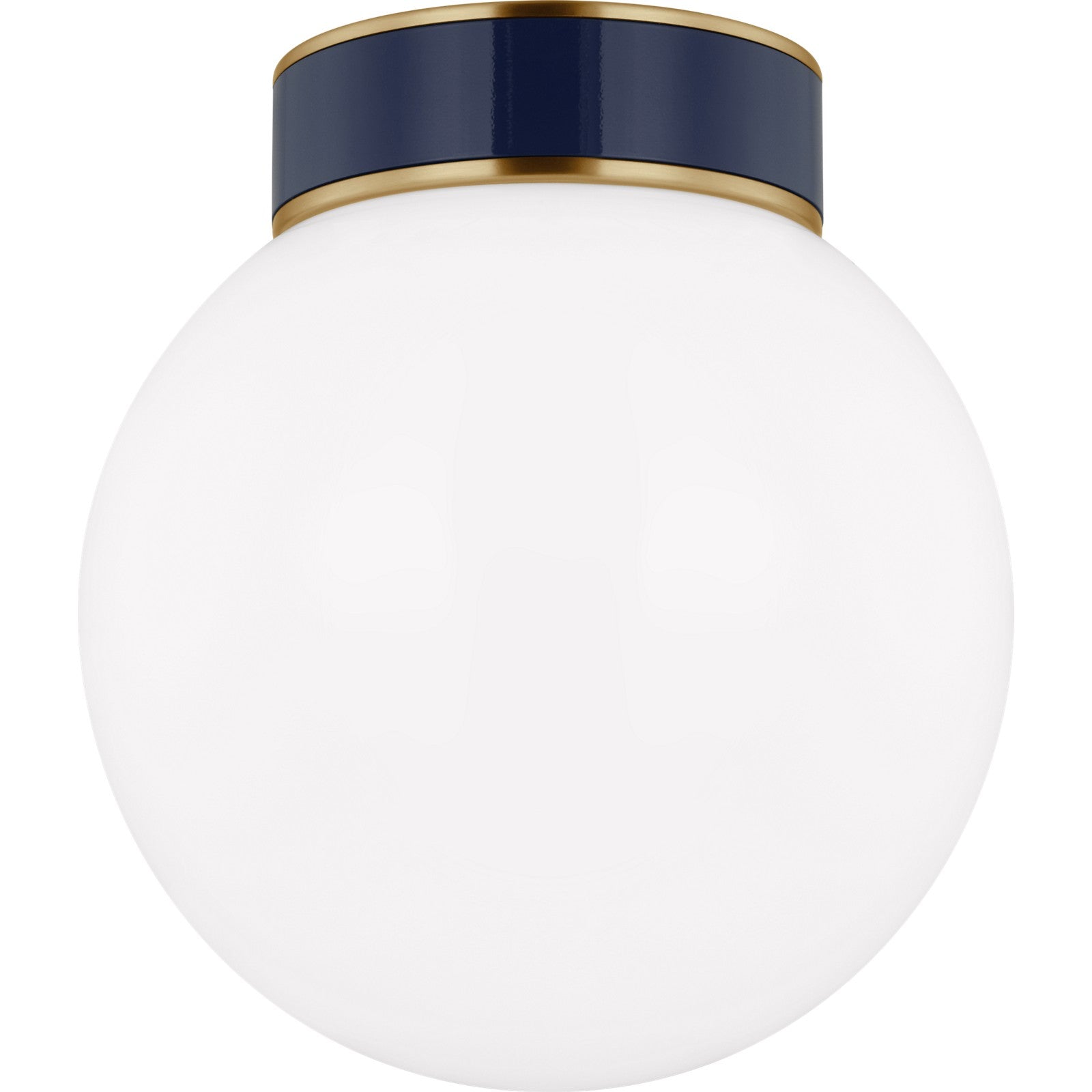 Monroe Small Flush Mount in Burnished Brass - Visual Comfort Ceiling Lights