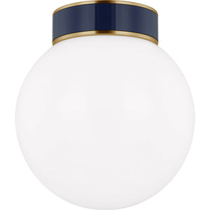 Monroe Small Flush Mount in Burnished Brass - Visual Comfort Ceiling Lights