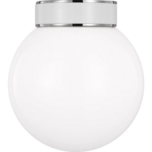 Monroe Small Flush Mount in Burnished Brass - Visual Comfort Ceiling Lights