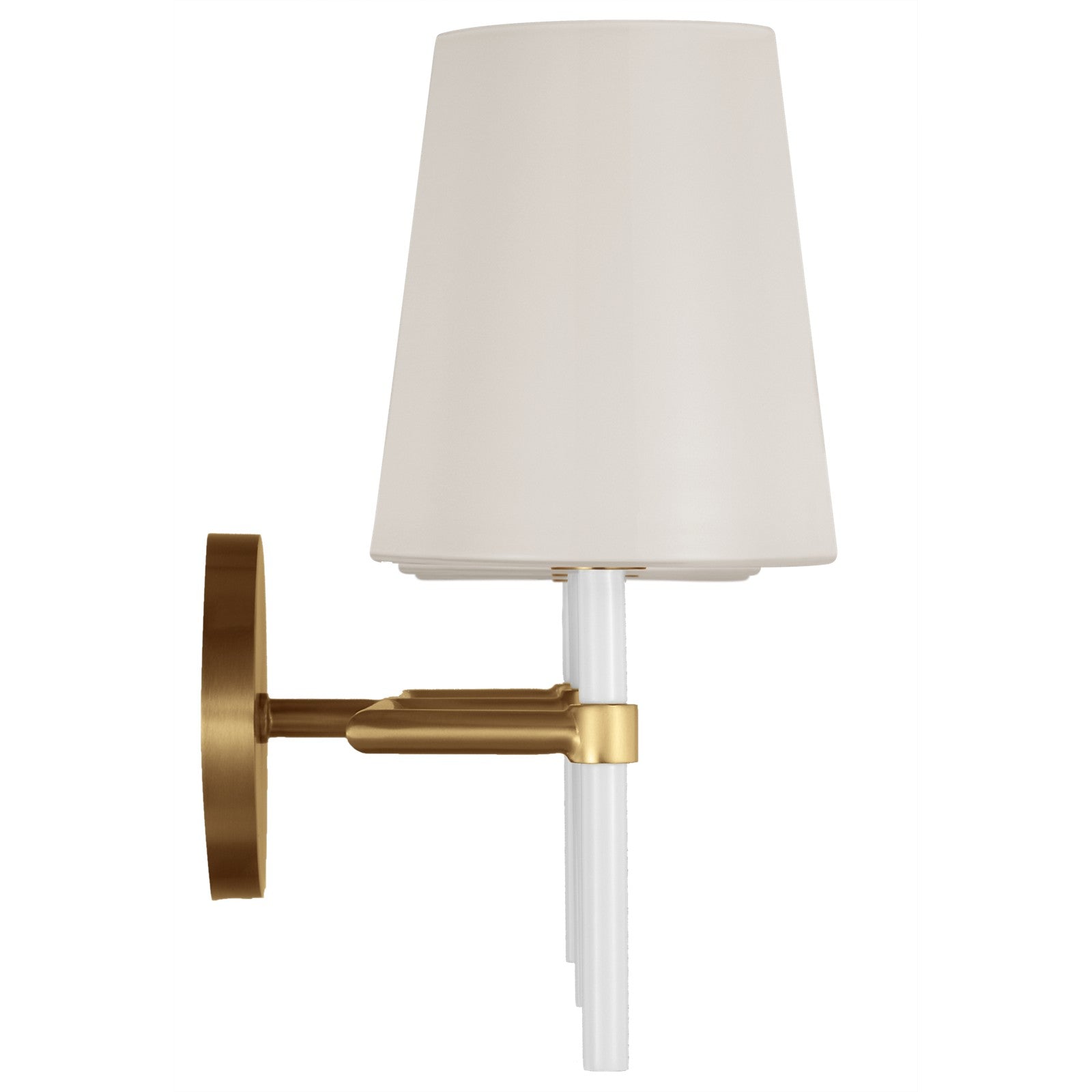Monroe 3-Light Bath Sconce in Burnished Brass - Visual Comfort Wall Lights