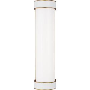 Monroe Medium Bath Sconce in Burnished Brass - Visual Comfort Wall Lights