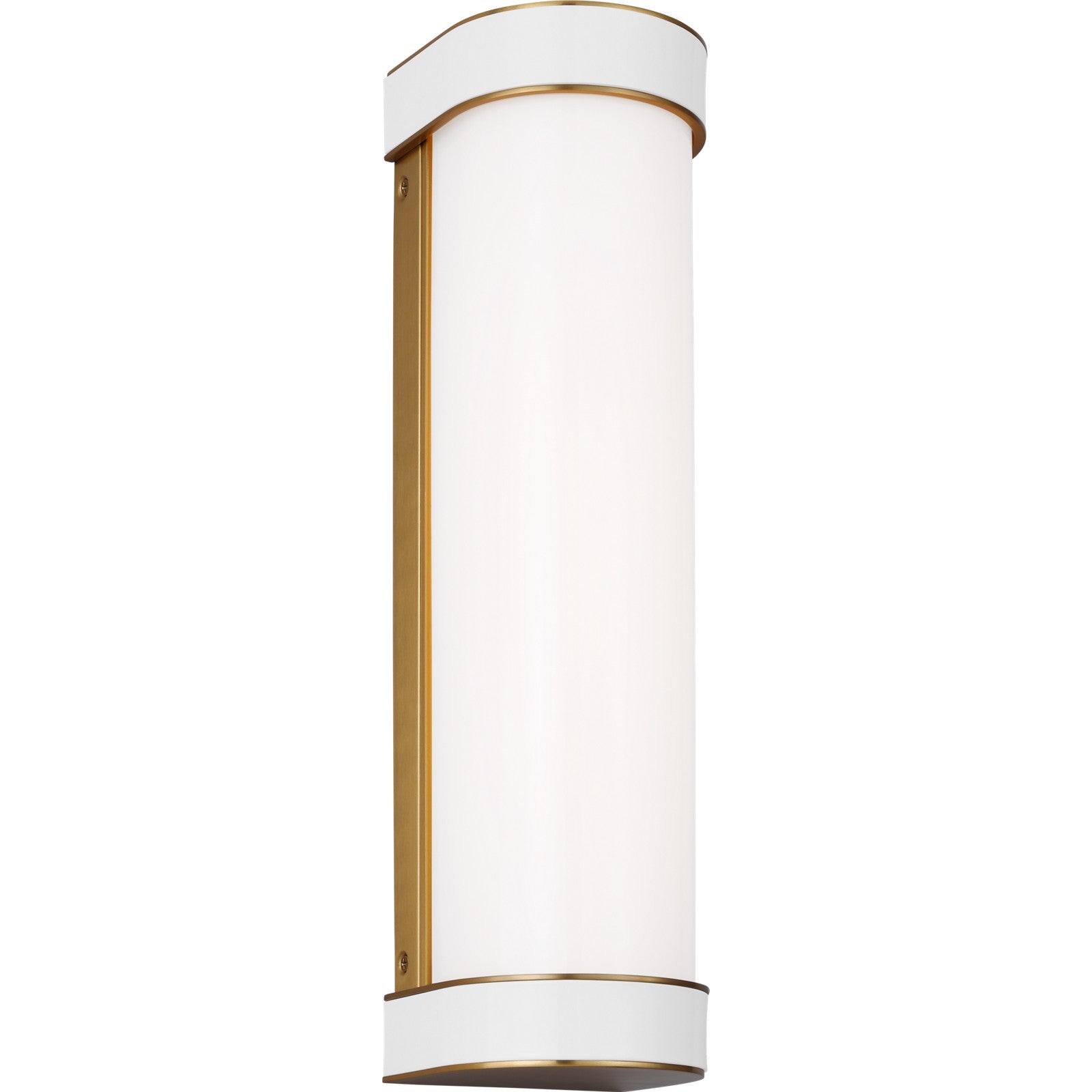 Monroe Medium Bath Sconce in Burnished Brass - Visual Comfort Wall Lights