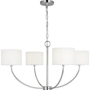 Sawyer Small Chandelier Burnished Brass - Visual Comfort Ceiling Lights