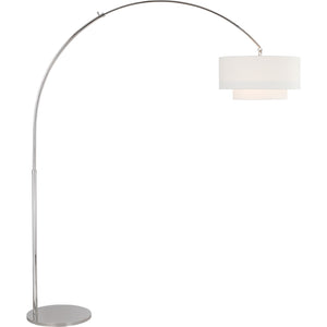 Sawyer Floor Lamp Polished Nickel - Visual Comfort Floor Lamps