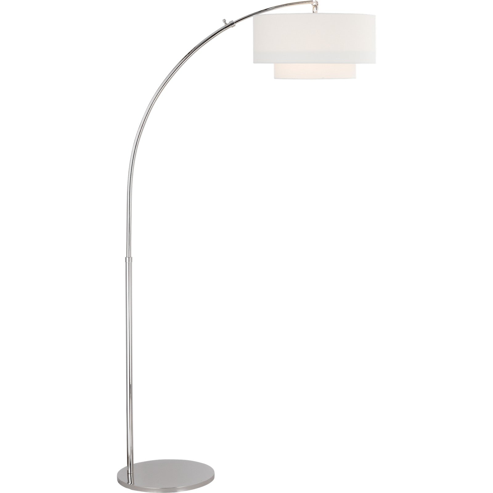 Sawyer Floor Lamp Polished Nickel - Visual Comfort Floor Lamps