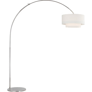 Sawyer Floor Lamp Polished Nickel - Visual Comfort Floor Lamps