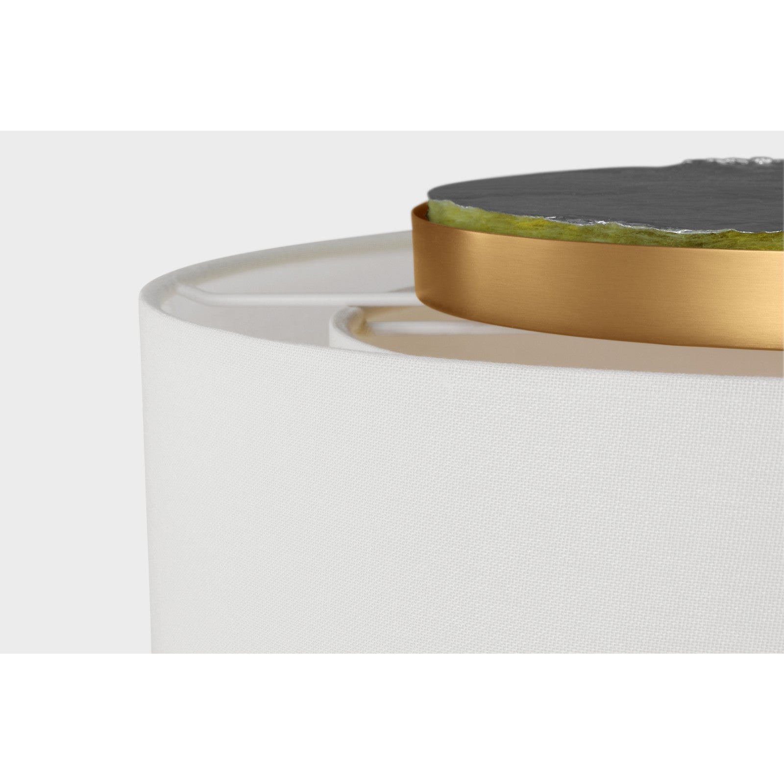 Sawyer Flush Mount Burnished Brass - Visual Comfort Ceiling Lights