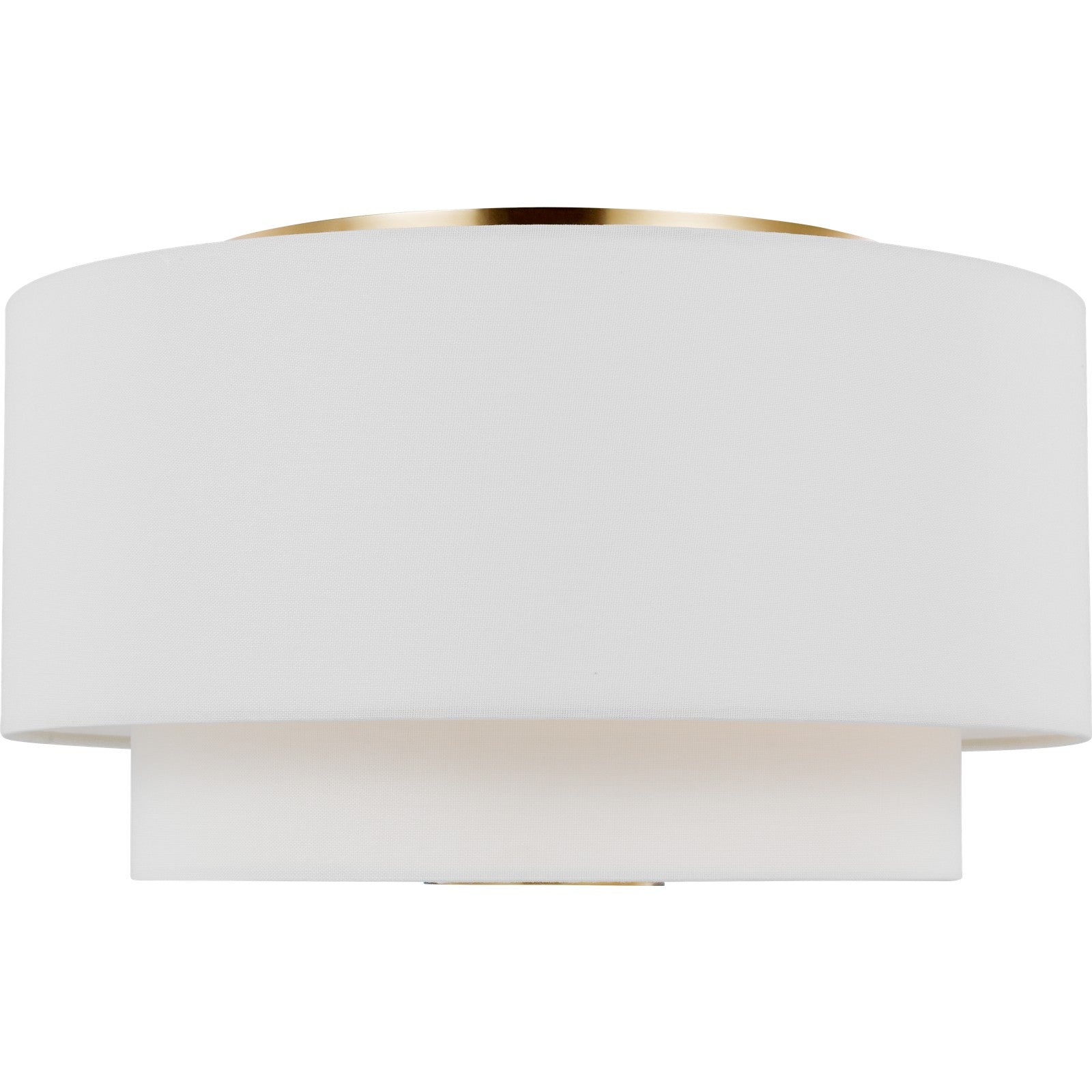 Sawyer Flush Mount Burnished Brass - Visual Comfort Ceiling Lights