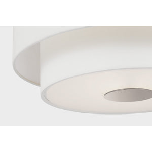 Sawyer Flush Mount Burnished Brass - Visual Comfort Ceiling Lights