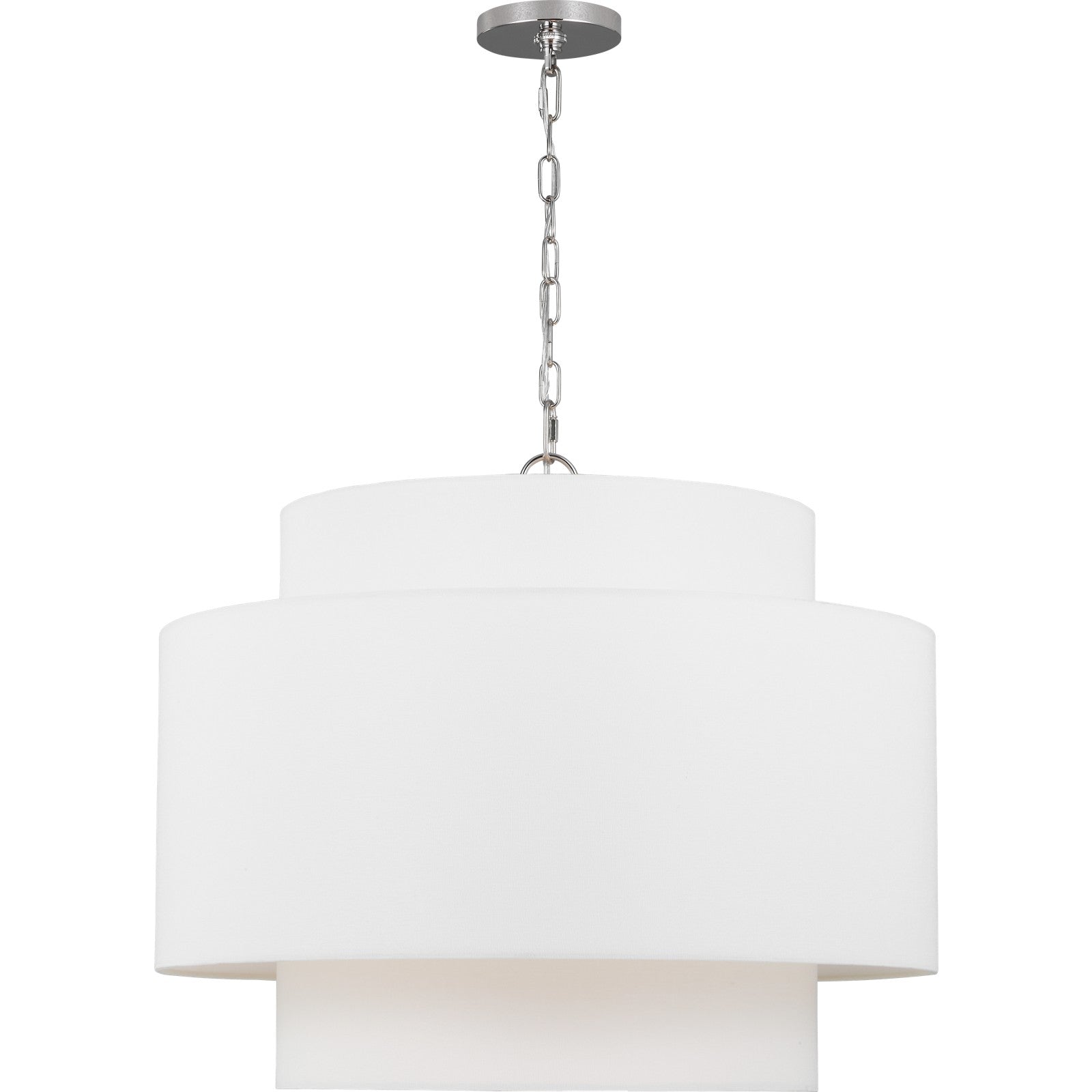 Sawyer Pendant Polished Nickel - Visual Comfort Ceiling Lights