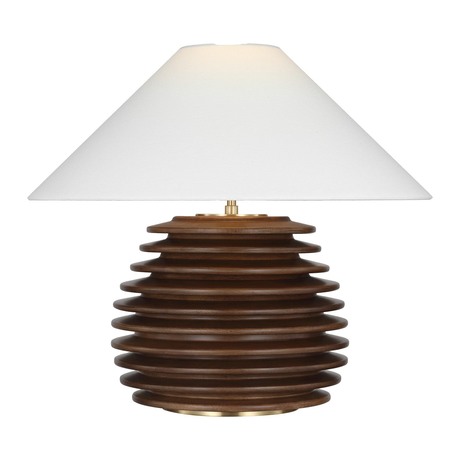 Crenelle 20" Stacked Table Lamp - Kelly Wearstler Table Lamps