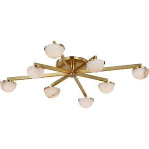 Pedra Large Staggered Arm Flush Mount - Kelly Wearstler Ceiling Lights