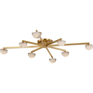 Pedra Extra Large Staggered Arm Flush Mount - Kelly Wearstler Ceiling Lights