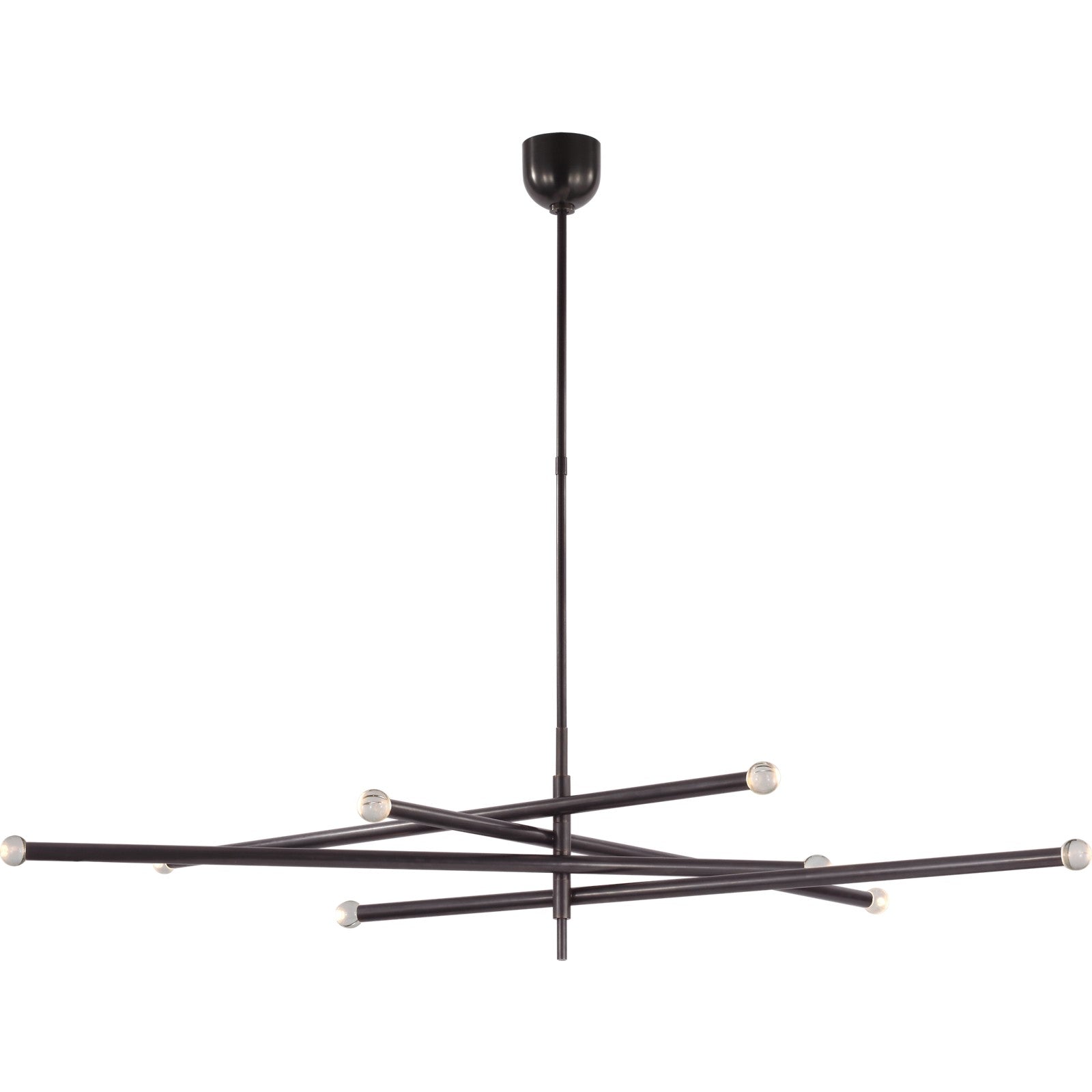 Rousseau Oversized Eight Light Articulating Chandelier - Kelly Wearstler Ceiling Lights