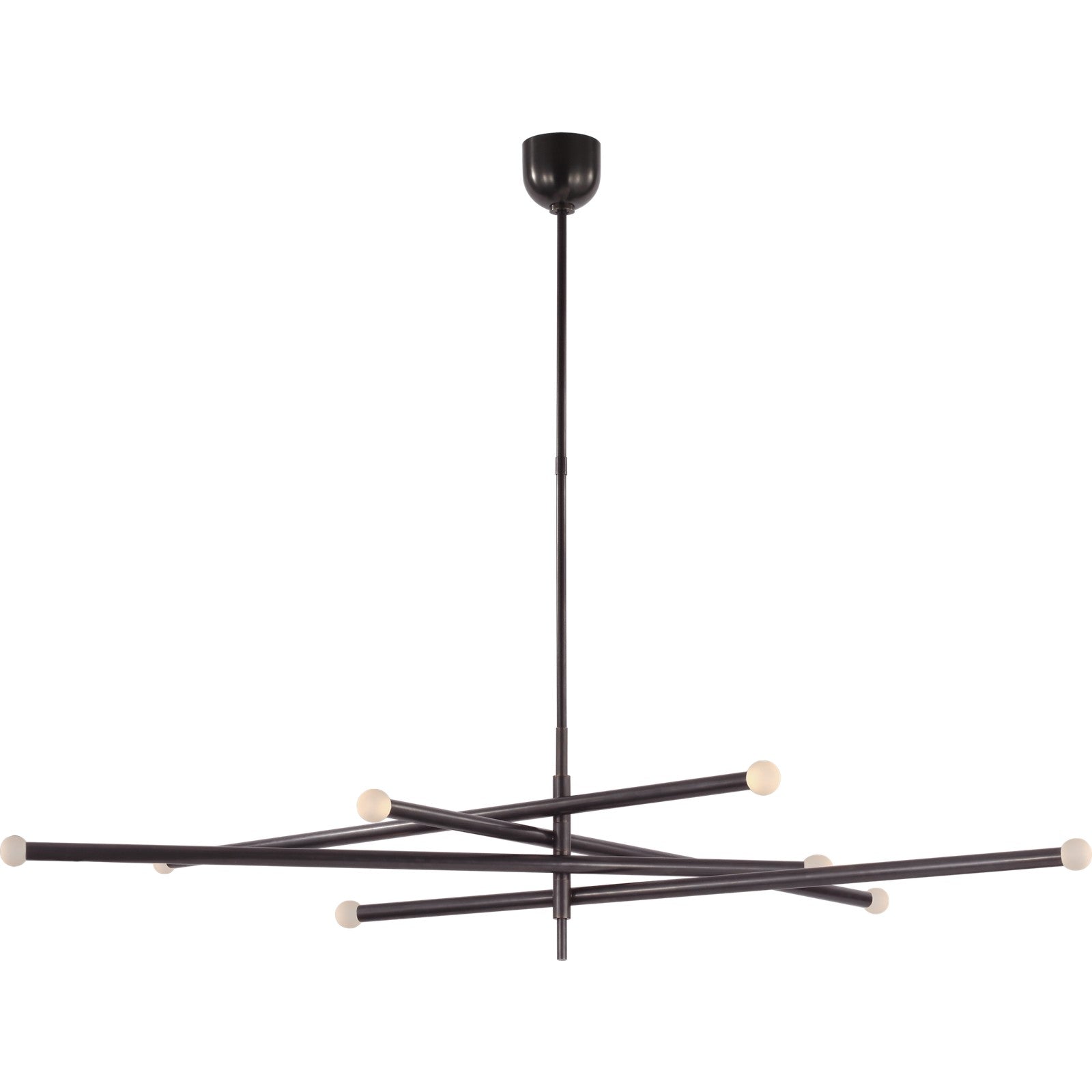 Rousseau Oversized Eight Light Articulating Chandelier - Kelly Wearstler Ceiling Lights