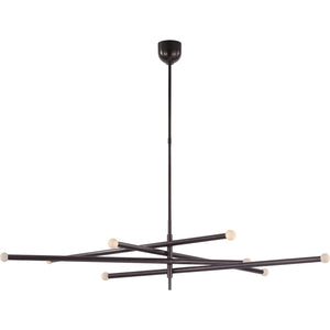 Rousseau Oversized Eight Light Articulating Chandelier - Kelly Wearstler Ceiling Lights
