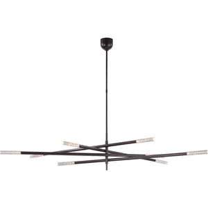 Rousseau Oversized Eight Light Articulating Chandelier - Kelly Wearstler Ceiling Lights