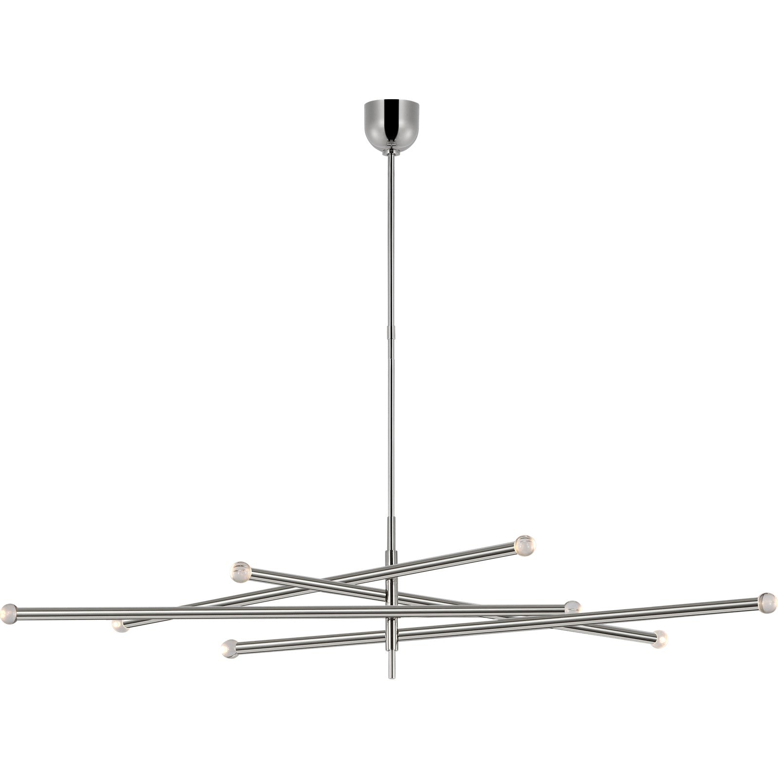 Rousseau Oversized Eight Light Articulating Chandelier - Kelly Wearstler Ceiling Lights