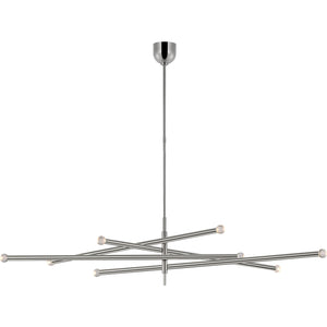 Rousseau Oversized Eight Light Articulating Chandelier - Kelly Wearstler Ceiling Lights
