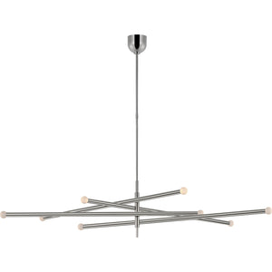 Rousseau Oversized Eight Light Articulating Chandelier - Kelly Wearstler Ceiling Lights