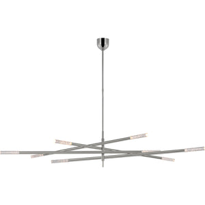 Rousseau Oversized Eight Light Articulating Chandelier - Kelly Wearstler Ceiling Lights