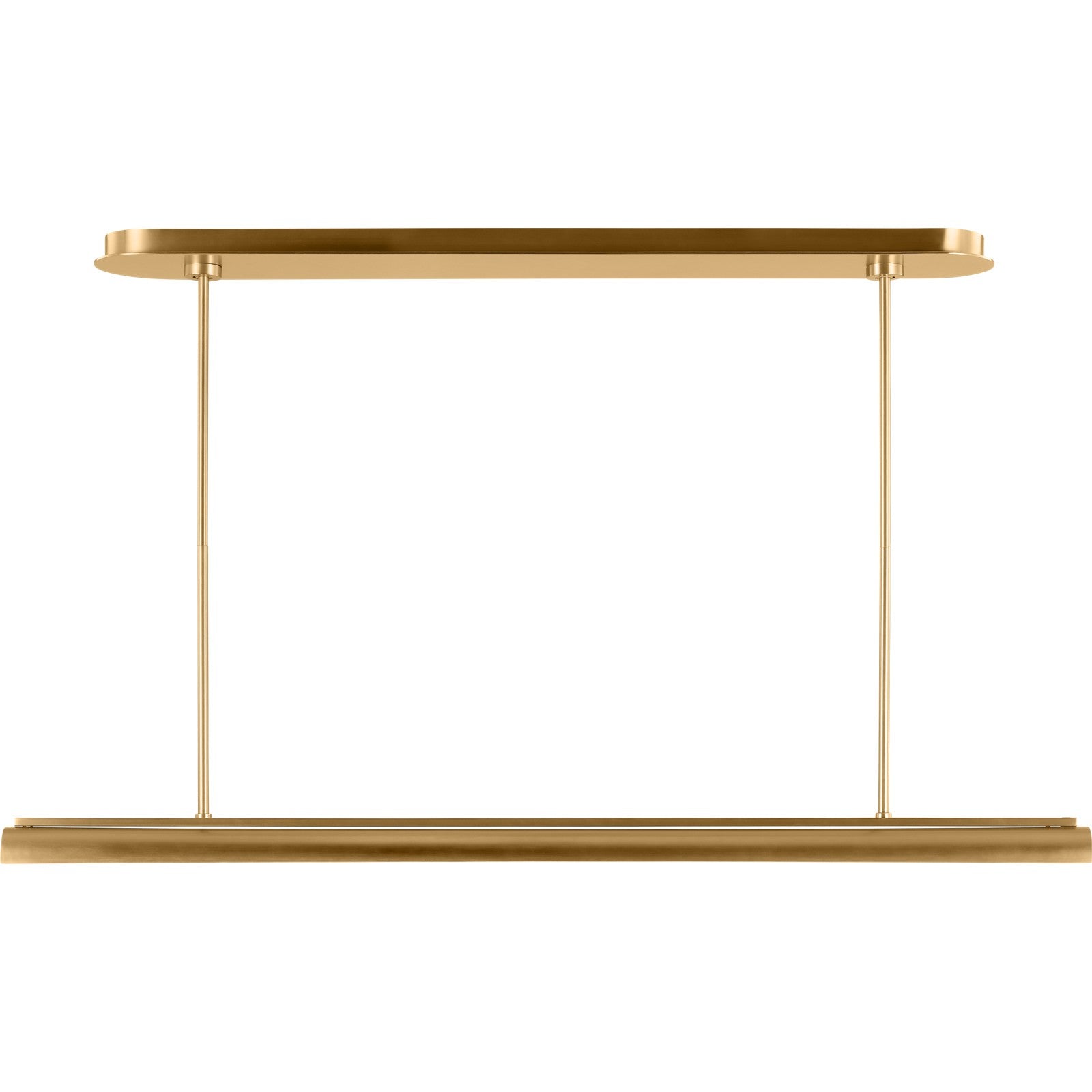 Carson One Light Linear Chandelier Burnished Brass - Kelly Wearstler Ceiling Lights