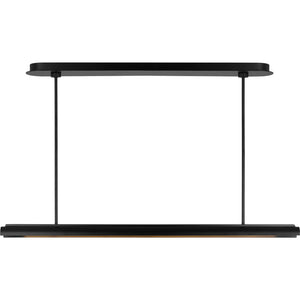 Carson One Light Linear Chandelier Burnished Brass - Kelly Wearstler Ceiling Lights