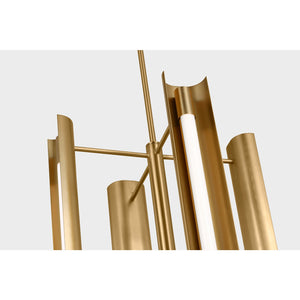 Carson Medium Vanity Burnished Brass - Kelly Wearstler Wall Lights