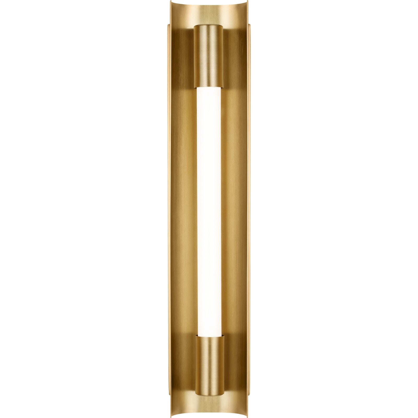 Carson Small Vanity Burnished Brass Bulbs Inc - Kelly Wearstler Wall Lights