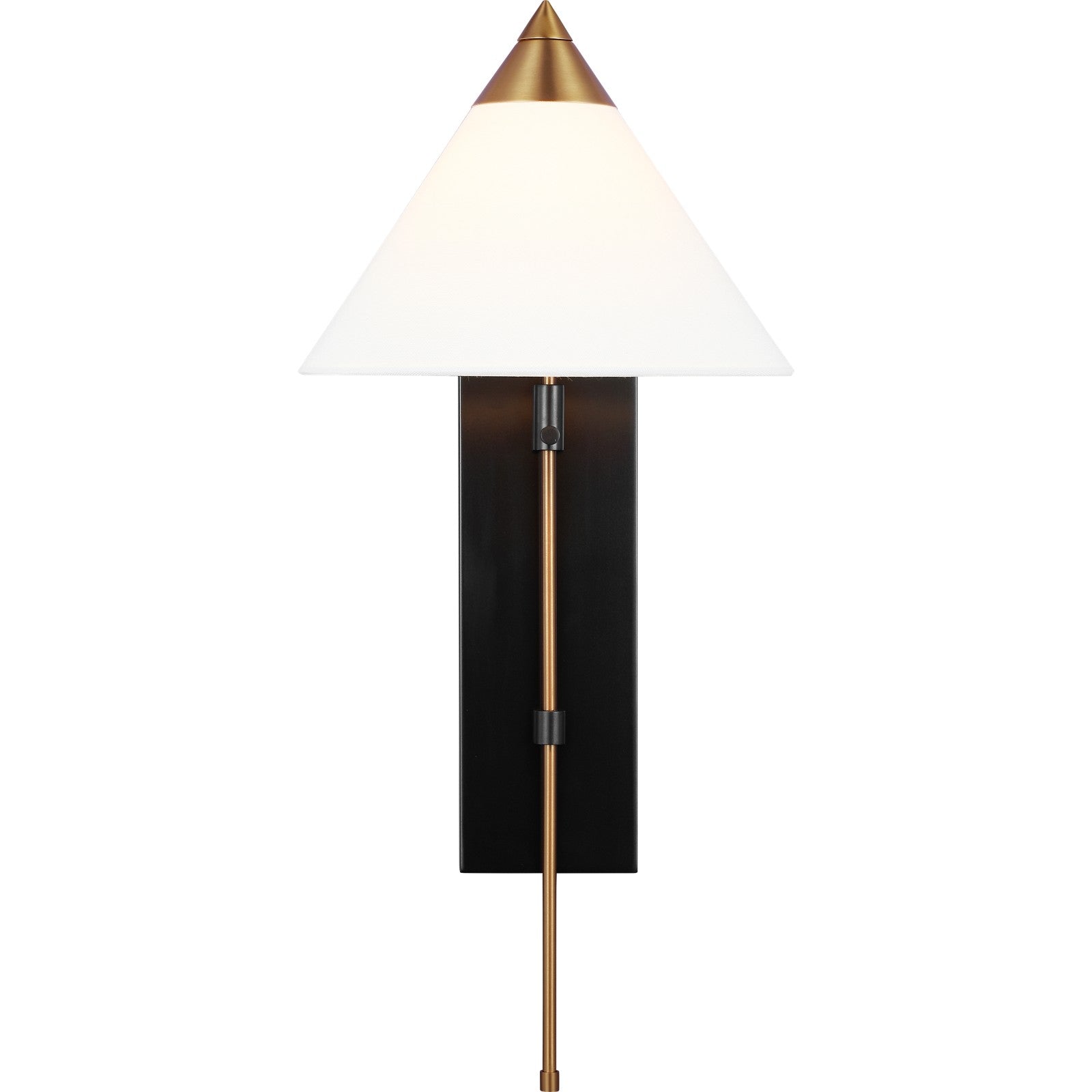 Franklin Wall Sconce Burnished Brass - Kelly Wearstler Wall Lights