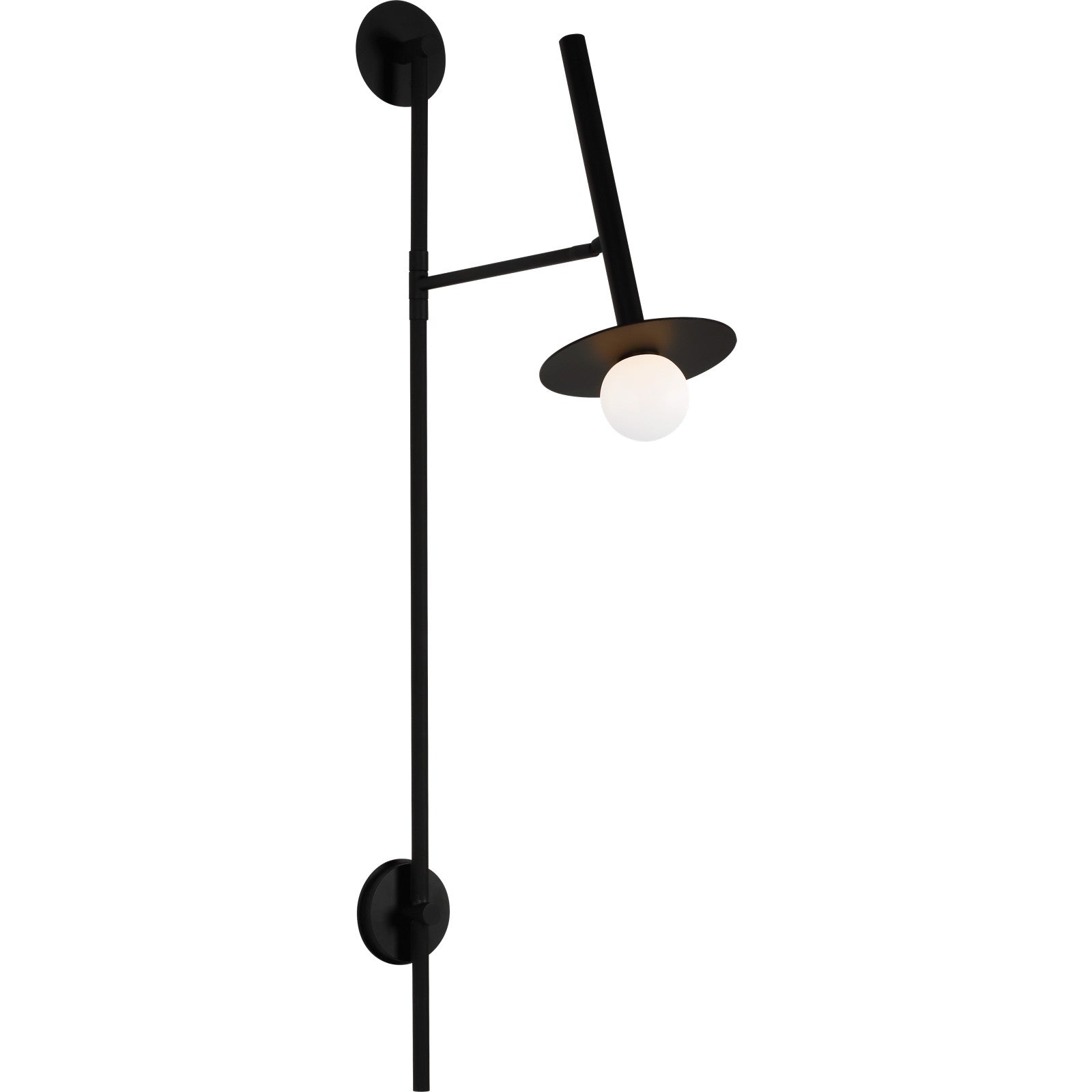 Nodes Large Pivot Sconce Burnished Brass - Kelly Wearstler Wall Lights