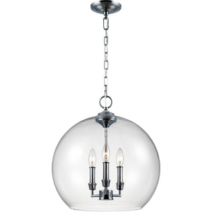 Lawler Orb Pendant in Chrome - Visual Comfort Ceiling Lights
