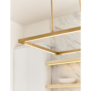 Stagger Halo 84 Linear Suspension - Visual Comfort Modern 24