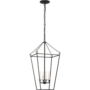 Malloy 14" Open Frame Forged Lantern - Visual Comfort Ceiling Lights
